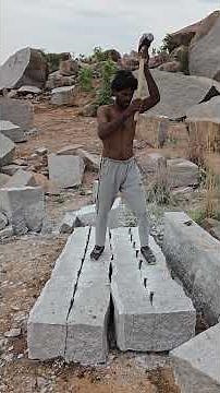 "Hard Work in Stone: The Incredible Process of Granite Cutting"