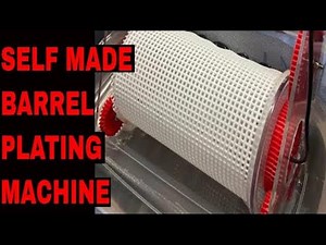 Using my self made barrel plating machine #barrel plating
