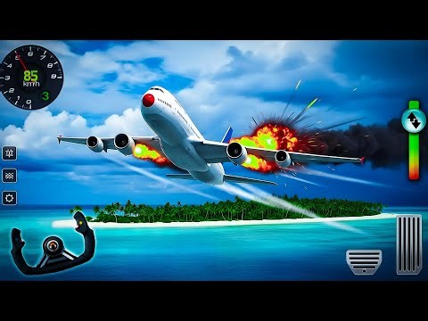 Sky Pilot 3D Flight Airplane Simulator - Emergency Landing Plane Сrash - Android Gameplay
