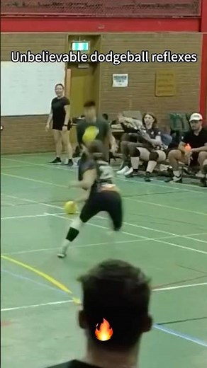 Unbelievable dodgeball reflexes😳🔥#dodgeball #sports #highlights#usa#fyp