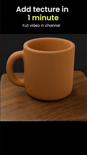 Blender Bigginer Texture in 1 Minute #blender3d #shorts