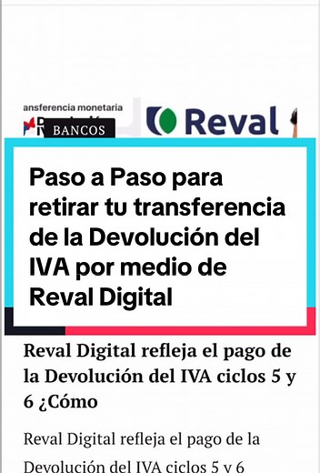 Guía para Retirar la Devolución del IVA con Reval Digital