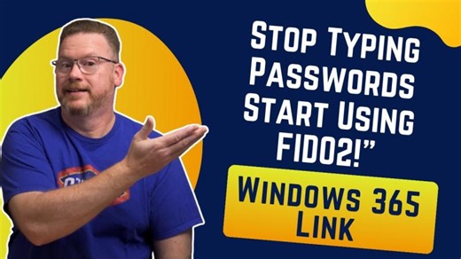 Enabling FIDO2 Security Keys for Windows 365 Link | Travis Roberts posted on the topic | LinkedIn