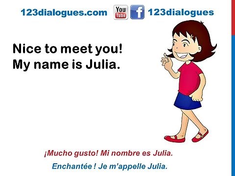 Curso de inglés 6 - Cómo presentarse en inglés Saludar Conversación básica Diálogo fácil en inglés