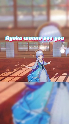 Ayaka wanna see you #ayaka #genshin #genshinimpactedit #cute #kawaii #genshinedit#genshinimpact #genshinfanart #genshinmmd #fanart #mmd #fun #funny #game #gaming #fyp #fypシ #foryou #genshingameplay #foryoupage #mihoyo #hoyoverse #原神インパクト #原神やってる人と繋がりたい #原神好きと繋がりたい #可愛い #面白い #おもしろ動画 #おもしろ cr. 瑾Ran