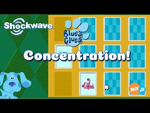 Blue's Clues™: Concentration! (Shockwave 1999) - Nick Jr. Games