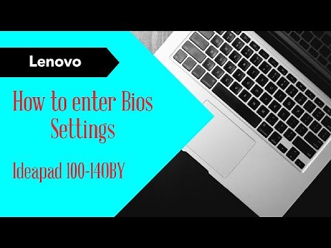 Lenovo ideapad 100-14IBY how to enter bios settings