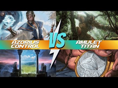 Amulet Titan vs Azorius Control | Modern Paper Gameplay