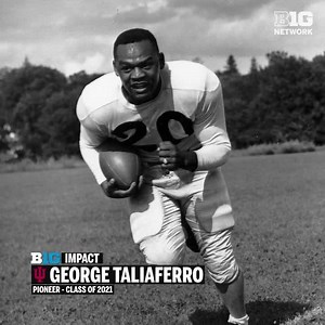 2.1K views · 19 reactions | 퐐: Who was the first black player selected in the NFL draft? 퐀: George Taliaferro The late Indiana Football legend is the latest member of the #B1Gimpact Pioneer Class of 2021. | Big Ten Network | Facebook