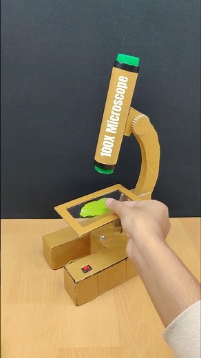 How to make Microscope Working Model|| Science Project #science #scienceprojects #cardboardcraft
