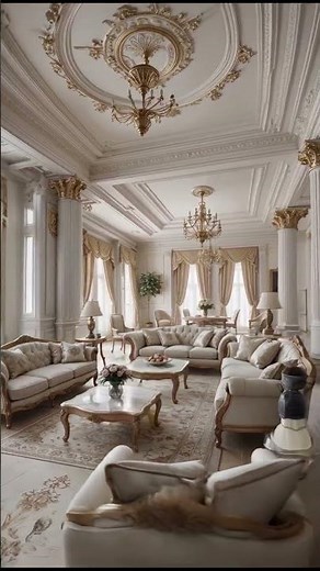 Elegant Royal Living Room Design | Luxury Interior Ideas for a Timeless & Classic Look