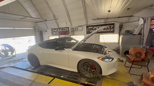 6K views · 51 reactions | Another 2024 Z getting tuned by me for the guys at @perfectperformancecanada. These cars have been making excellent power with minimal mods. This one had lower downpipes, heat exchanger and AWE catback on 91 octane, making 440whp/460wtq. Dyno graph in comments! | AdminTuning | Facebook
