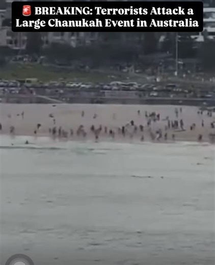 Jewish Breaking News on Instagram‎: "🚨 BREAKING: Reports of Shooting at Chanukah Event in Australia Exactly 800 Days After Oct 7th Panic erupted during a Chanukah celebration at Bondi Beach as unconfirmed reports indicate a shooting and possible stabbings. Around 2,000 members of the Jewish community were attending the event when people suddenly began fleeing in fear. Witnesses report hearing multiple gunshots near Campbell Parade. At least six people are believed to be injured. A large police 