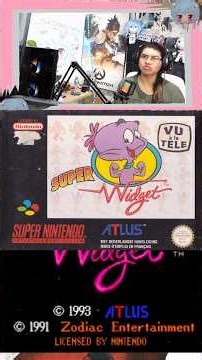 EVA LR Super Widget #retro #videojuegos #retrogaming #juegos #snes #nintendo #shorts