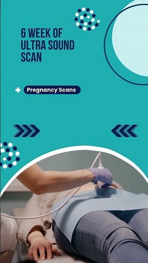 6 weeks Pregnant Ultrasound Scan