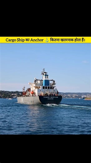 Container Ship का Anchor ⚓ कितना खतरनाक होता हैं। Facts About Container Ship. #shorts