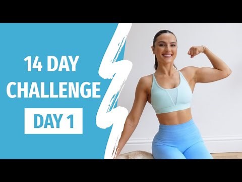 14 DAY FITNESS CHALLENGE | Day 1 Abs 100 Reps