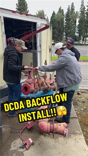 Old DCDA Fire Backflow Replacement in Montclair