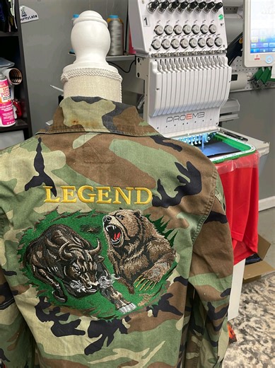 A masterpiece from an old friend! ! ! #fyp #fypシ #fypシ゚viral #fypage #fyppppppppppppppppppppppp #proemb #embroidery #embroidery