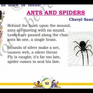 Poem Ants and Spiders - English - Notes - Teachmint