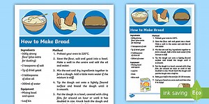 Bread Recipe Sheet