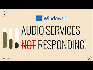 Audio services not responding in Windows 11