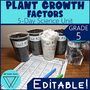 5th Grade What Do Plants Need To Grow Unit - 5-LS1-1 Activities   Lesson Plan