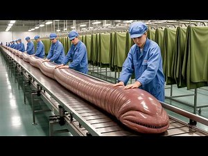 Inside the Giant Worm Leather Factory — How Worm Skins Become Flexible Luxury Material