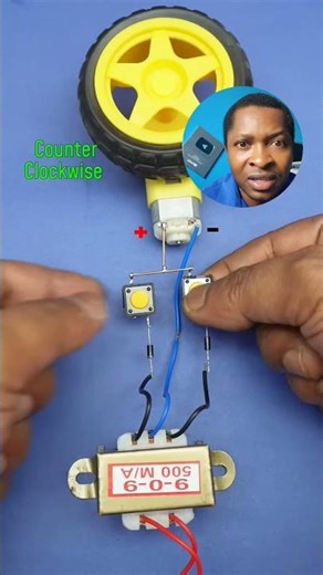 Inverser le sens d'un moteur DC avec 2 boutons ! (Tuto Électronique Simple) ⚙️⚡