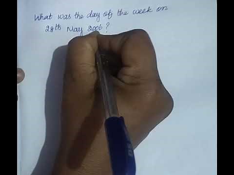 What was the day of the week on 28th May 2006?