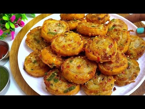 केवल 1 कच्चे आलू से नया गरमा गरम कुरकुरा नाश्ता जो भी खाए खाता ही जाए | Crispy kacche aalu ka nashta