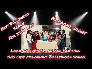 "Bollywood Karaoke Easy Songs For Everyone To Sing"| karaoke songs list | #bollywoodsongs