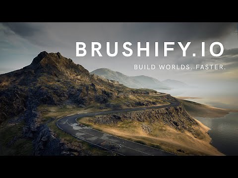 Create Country Roads in Unreal Engine 4 with Brushify
