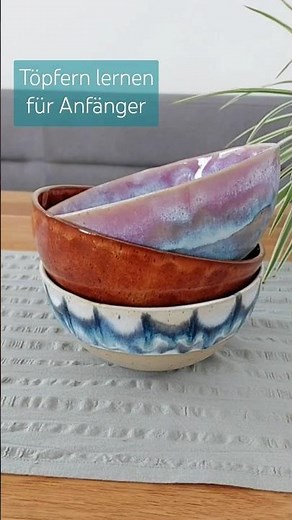 Learn pottery for beginners ● Simply make ceramics yourself #pottery #ceramics #diy #glazing #clay