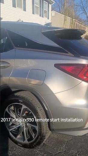 #lexus#rx350#remote#start#installation