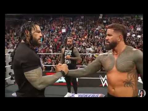 Roman Reigns💪 help 💪the USos 💪💪 wwe-Raw