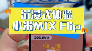 小米首款小折叠MIX Flip发布！美丽小废物？我觉得不是！全网Z细节的展示！