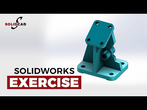SolidWorks Exercise 6 | Advanced Part Design | SolidWorks Tutorial | SolidCad