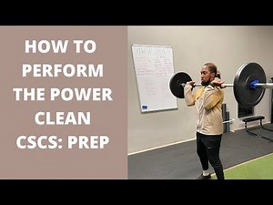How to perform the Power Clean | CSCS Study Guide Prep w/ Show Up Fitness