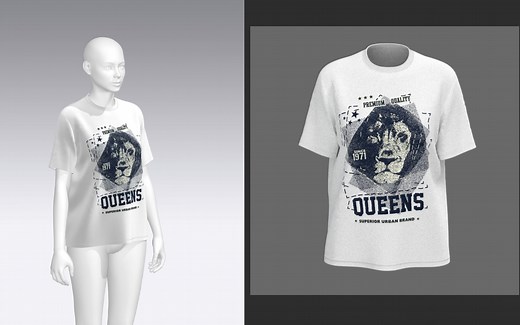 3DCLO服装设计建模教学 1 基础T恤