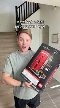 Making A Red Telephone Box Lego For The Nursery!