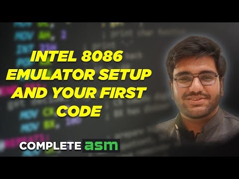 Intel 8086 emulator setup and your first code | COAL | Assembly Language