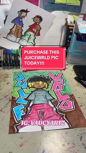 HOW TO DRAW JUICE WRLD!! WHO SHOULD I DRAW NEXT?? COMMENT BELOW!! #juicewrld #juicewrld999 #art #fyp #fypシ #fypage #fypシ゚viral #satisfying #artstyle #arttutorial #howtodraw #artist #coloring #coloringbook #sketch