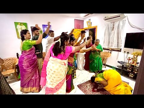 My daughter’s nalangu function | Traditional Tamil haldi function | prewedding rituals #haldi ✌️😍❤️