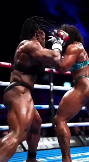 Trading vicious blows by two female bodybuilder boxers #boxing #sora #femalebodybuilder #power #boxersoftiktok @proteinsai