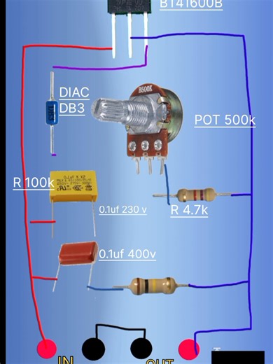 Ac Motor Speed Control Dimmer Circuit Explained