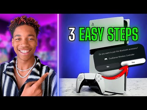 How to Connect PS5 Controller to PS5 in 3 EASY STEPS 🔥 & How To Connect a SECOND Controller