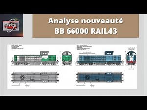 Présentation BB 66000 RAIL 43 à l'echelle zéro