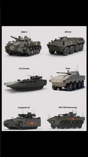 ​Next-Gen Armored Vehicles: Russia's Future Fleet Comparison (T-15, Kurganets, Bumerang)#military