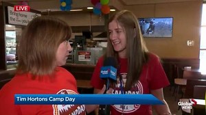 Tim Hortons camp day in Calgary